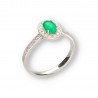 Smaragd Diamanten Ring