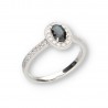 Saphir Diamanten Ring