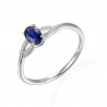 Saphir Diamanten Ring